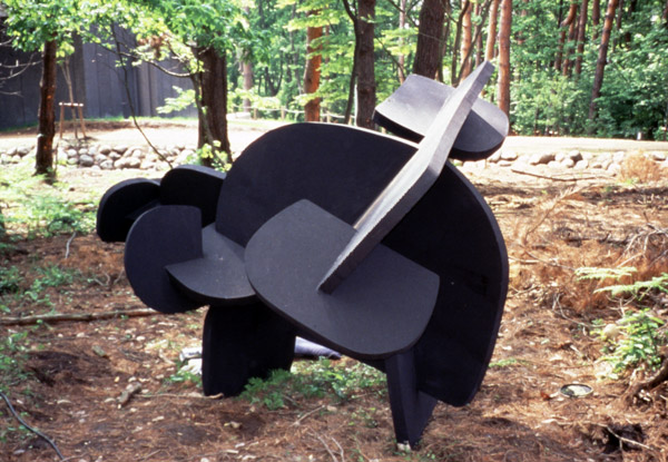 Ground Totems, 2002.  Installation in honor of the First Peoples of Japan. Aomori Art Centre. Aomori, Japan.
