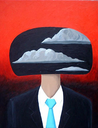 Man of Peace - Difference between Night and Day, 2002, 76 x 61 cm, Buschlen Mowatt Gallery, Vancouver, BC, Private Collection.
